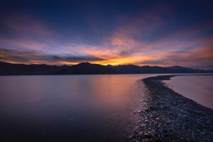 Beautiful Sunrise over Pangong Tso, Ladakh