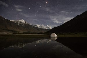 Comping in Ladakh and starry night