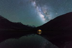 Tent and Milkyway, Ladakh