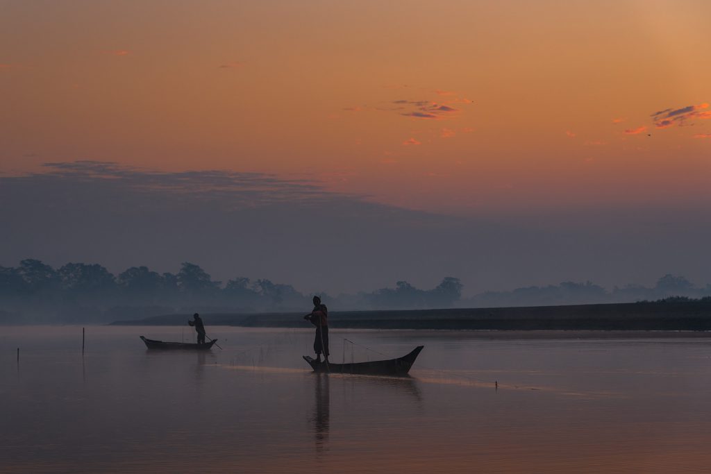 Life On River Brahmaputra Assam