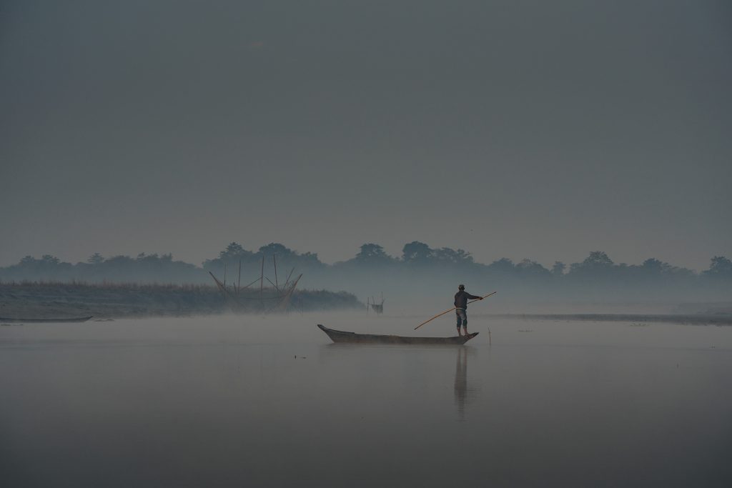 Life On River Brahmaputra Assam