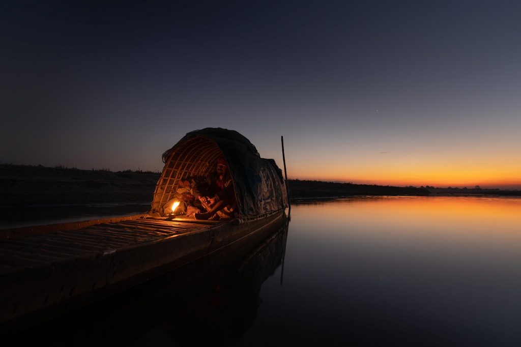 Life On River Brahmaputra Assam