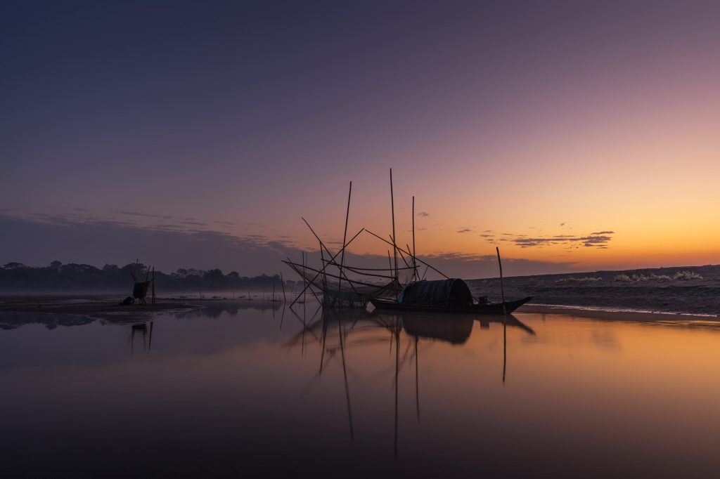 Life On River Brahmaputra Assam