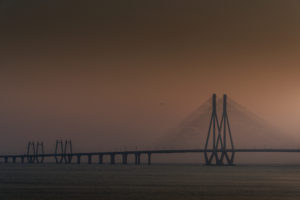 Sealink Bridge at evening, Mumbai