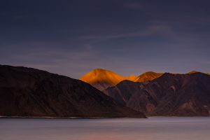 Pangong Tso at last light